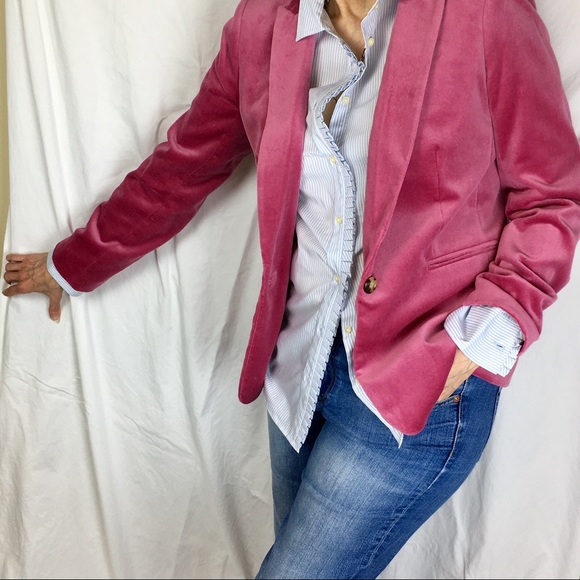J. Crew Jackets & Blazers - J Crew Parke Blazer in Velvet. Size 12 Tall